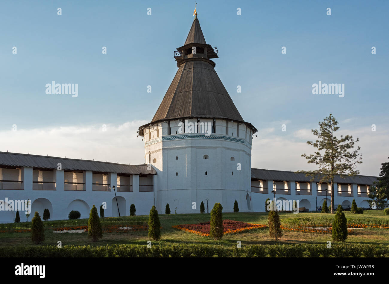 Astrachan, Russland. 'Red Square' Turm von Astrachan Kreml, Astrachan, Russland Stockfoto