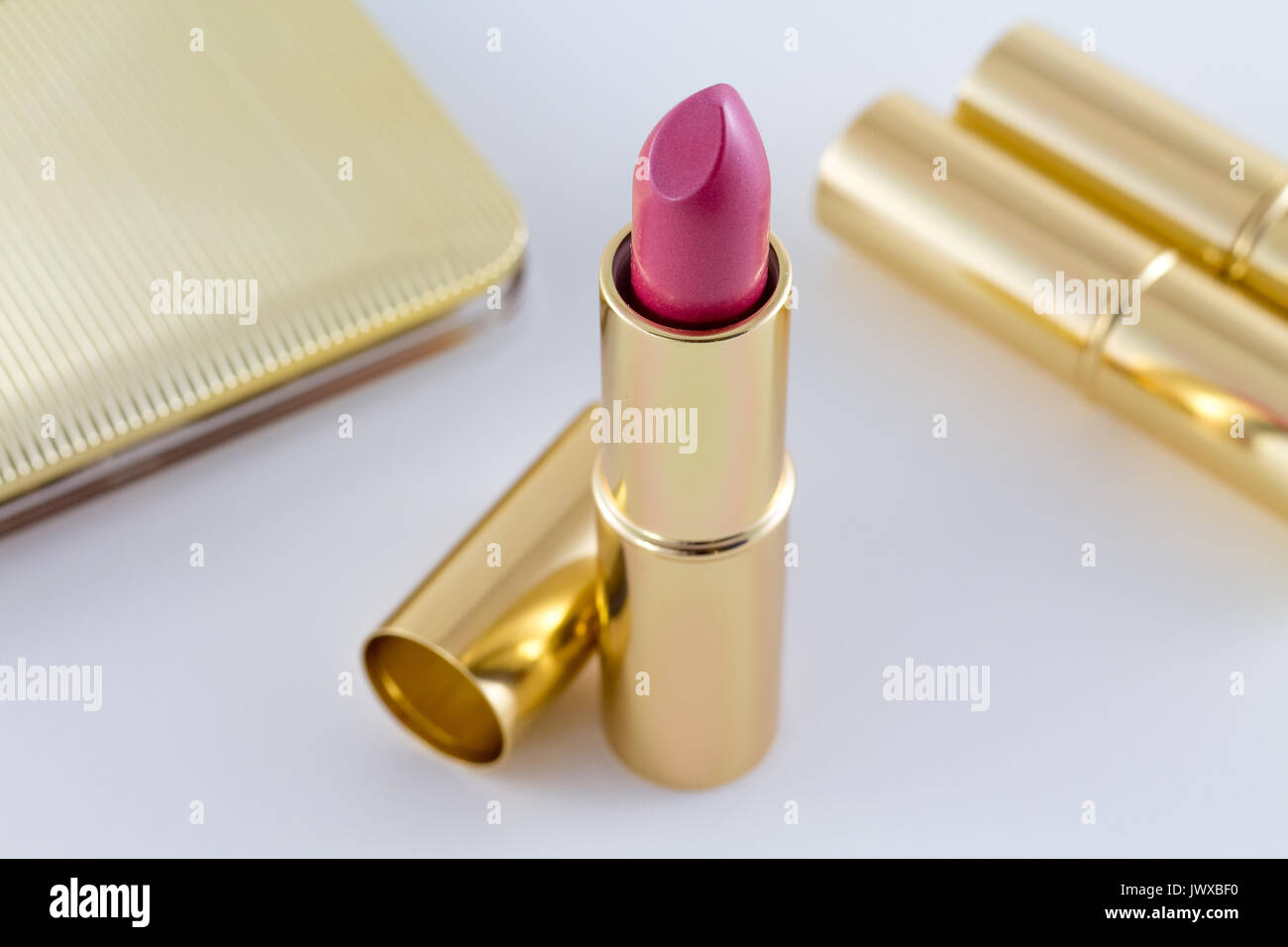 Lippenstift Make-up-Produkte Beauty und Mode Stockfoto