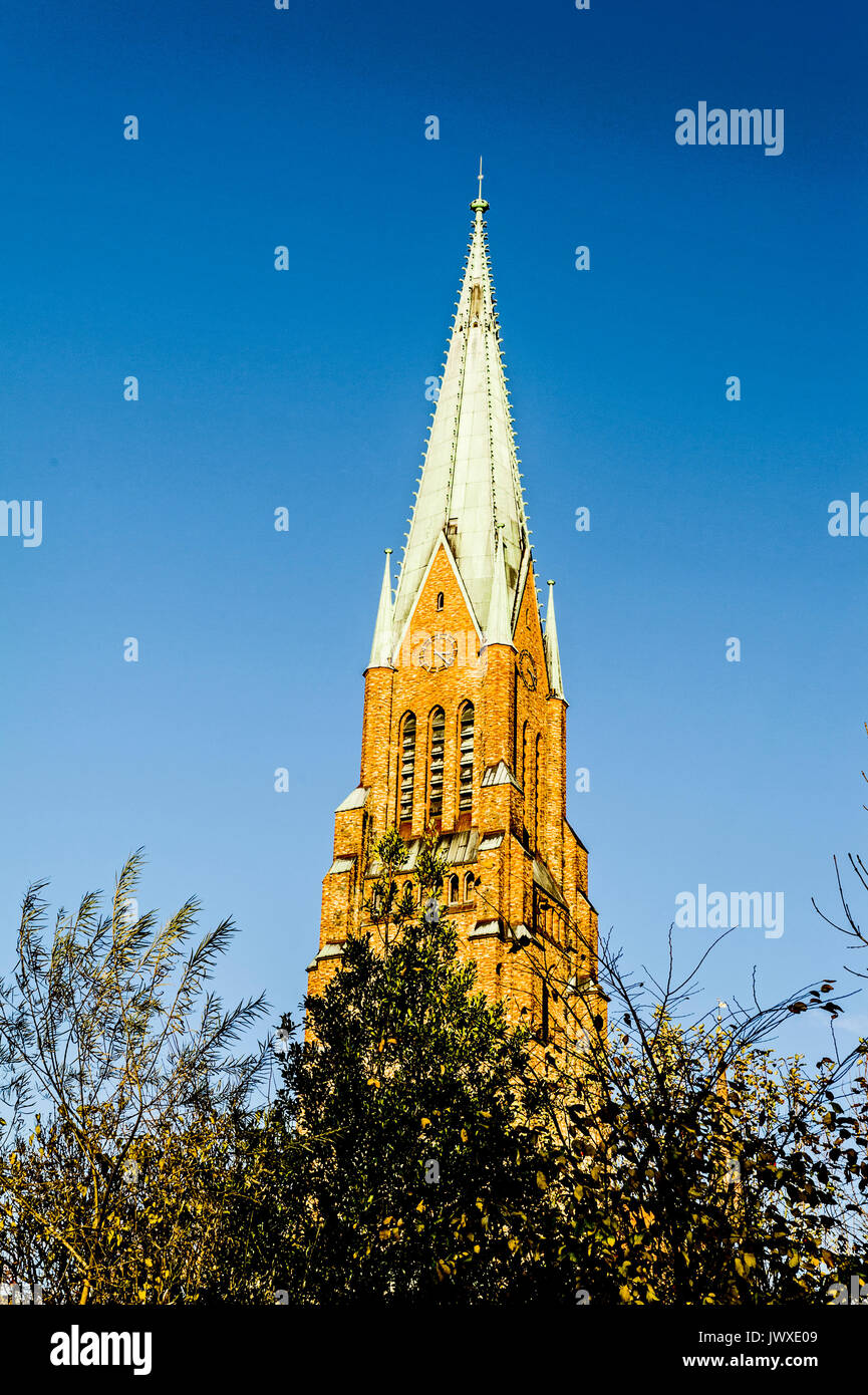 Turm der Kathedrale im Turm des Domes Zu Schleswig, Schleswig, Norddeutschland, Stockfoto