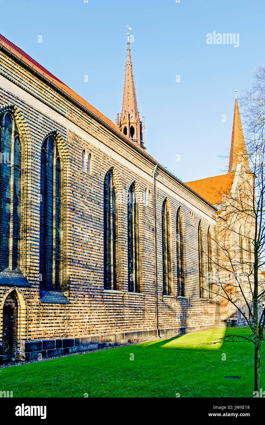 Turm der Kathedrale im Turm des Domes Zu Schleswig, Schleswig, Norddeutschland, Stockfoto