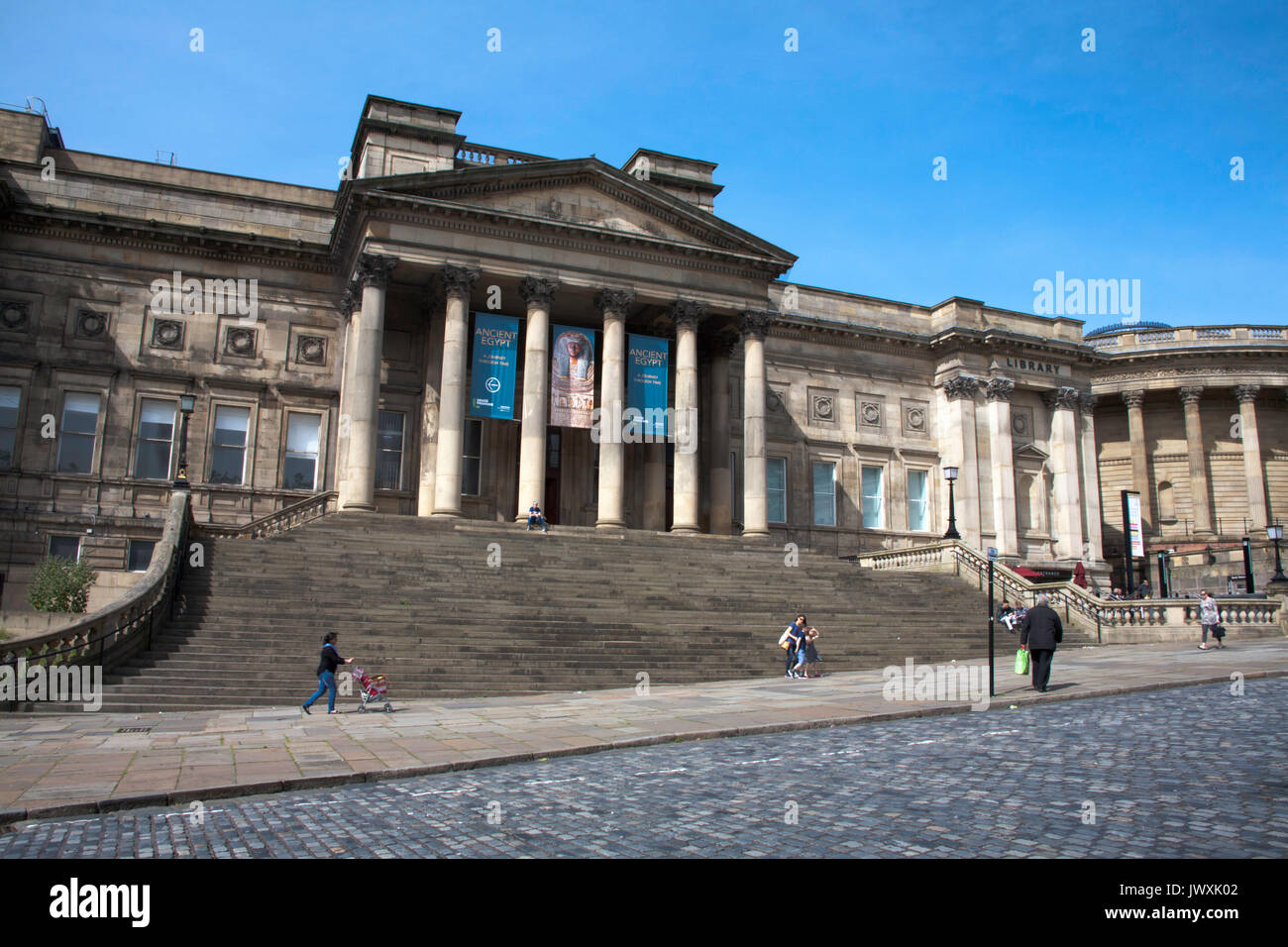 Die World Museum Liverpool Central Library William Brown St Liverpool Merseyside England Stockfoto