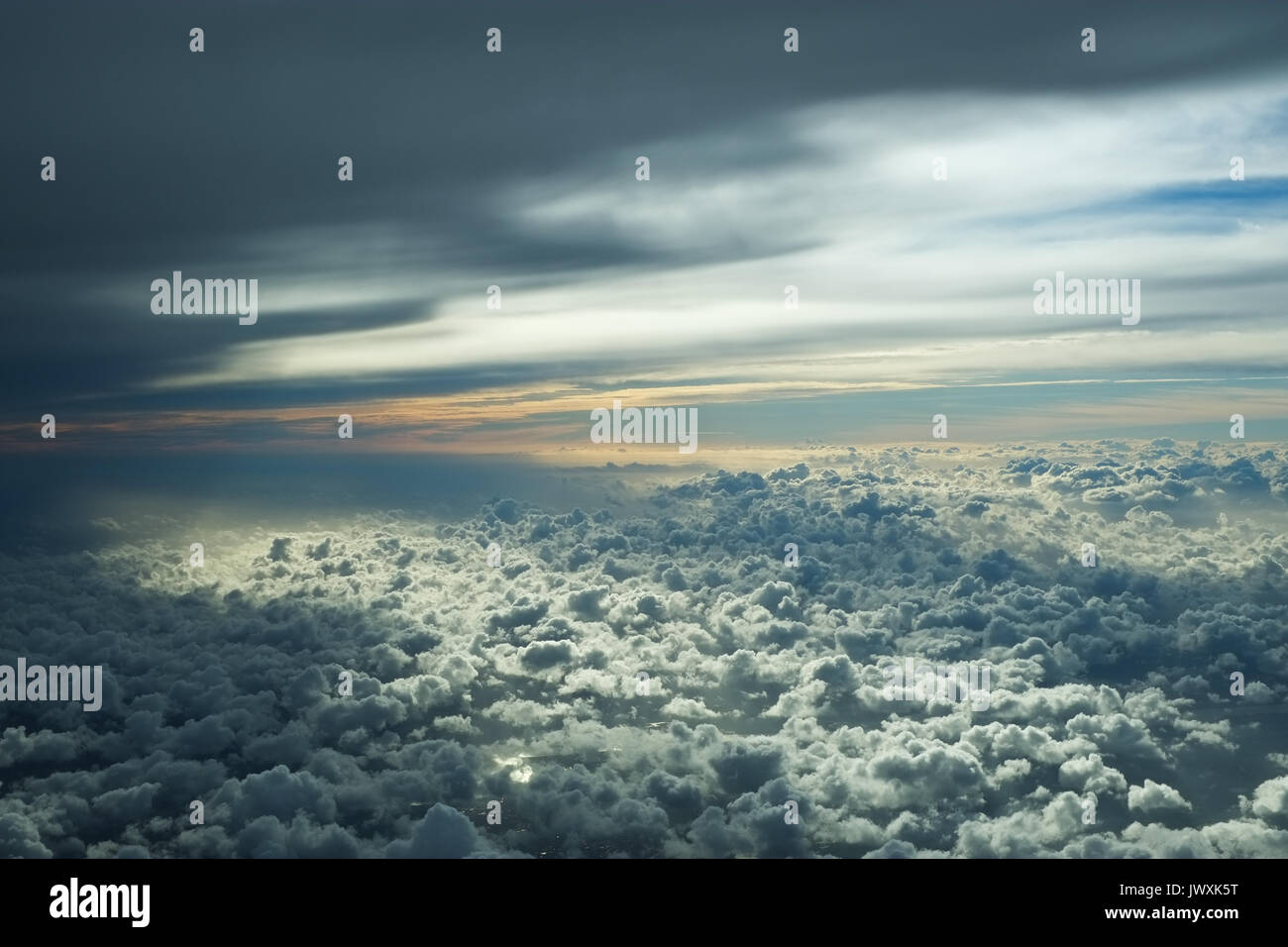 Skyscape; der Dunklen und der Licht Stockfoto