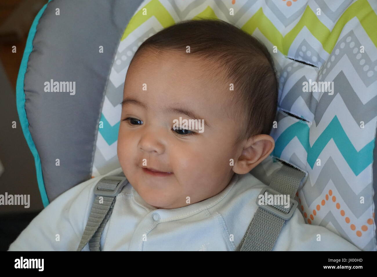 10 Monate alten Jungen Stockfoto