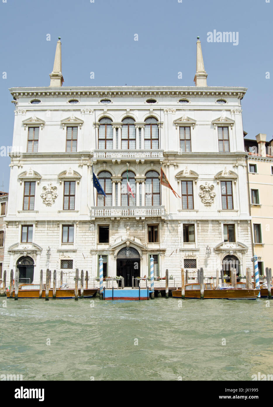Die herrlichen Palazzo Balbi mit Blick auf den Canale Grande in Venedig. Jetzt die Heimat der Präsident und der lokalen Regierung der Region Venetien in Italien. Stockfoto