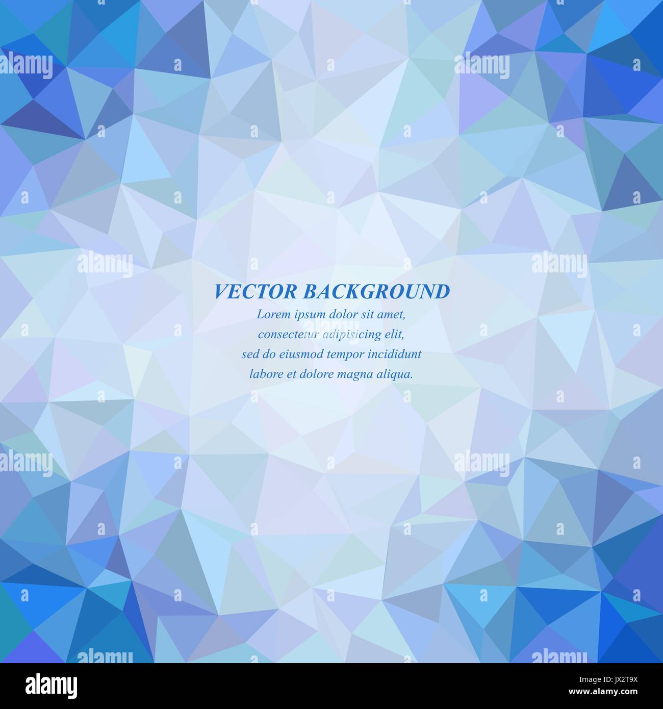Blaue Fliesen- Dreieck Mosaik Hintergrund design Stock Vektor