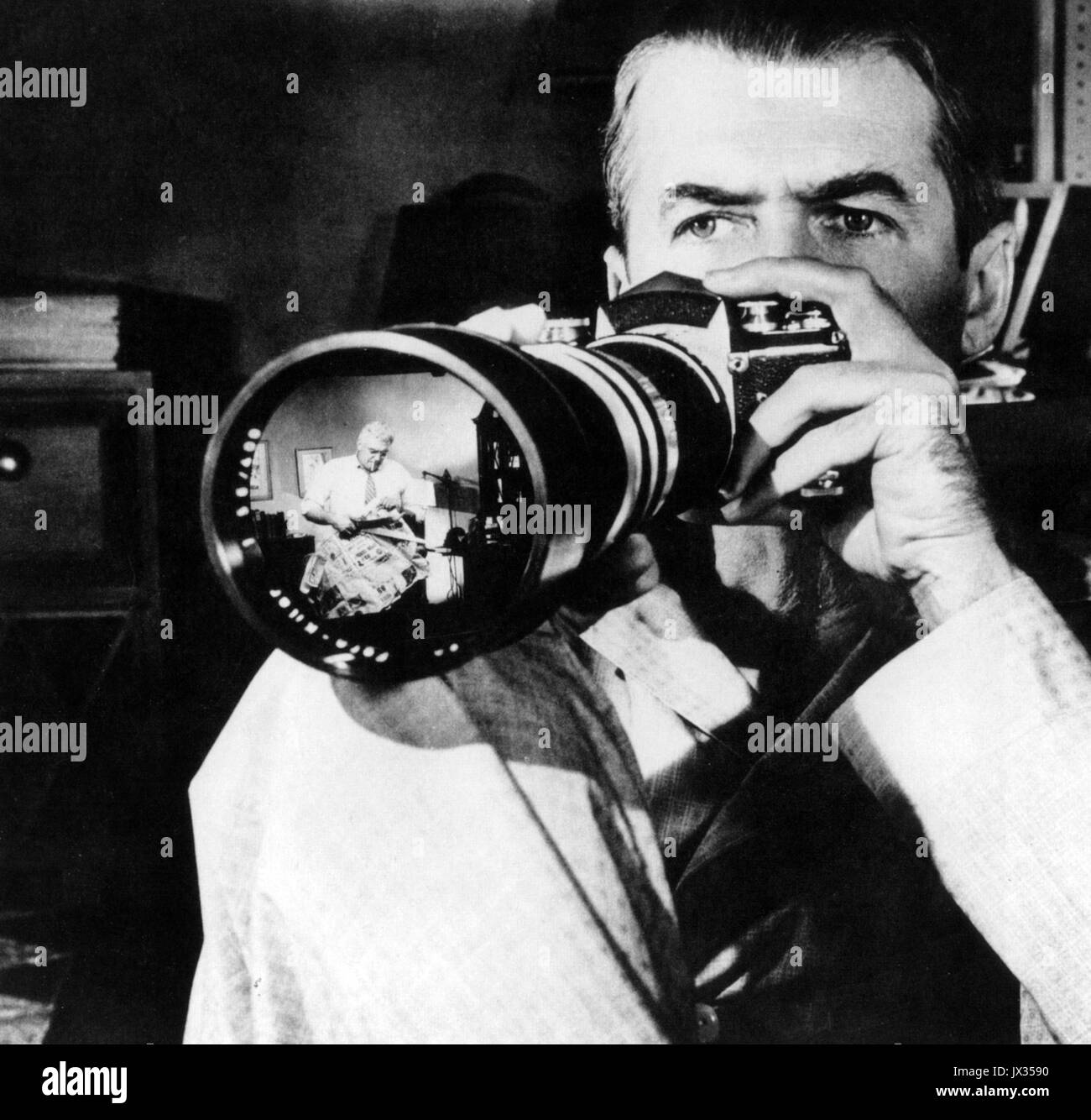 Hintere Fenster 1954 Paramount Pictures Film mit James Stewart Stockfoto