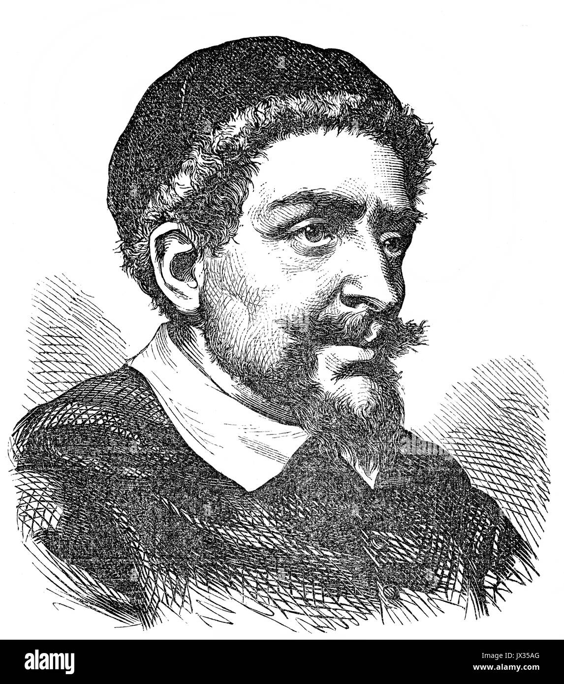 Papst Alexander VII., 13. Februar 1599 - 22. Mai 1667, geboren Fabio Chigi, war Papst vom 7. April 1655 bis zu seinem Tod Stockfoto