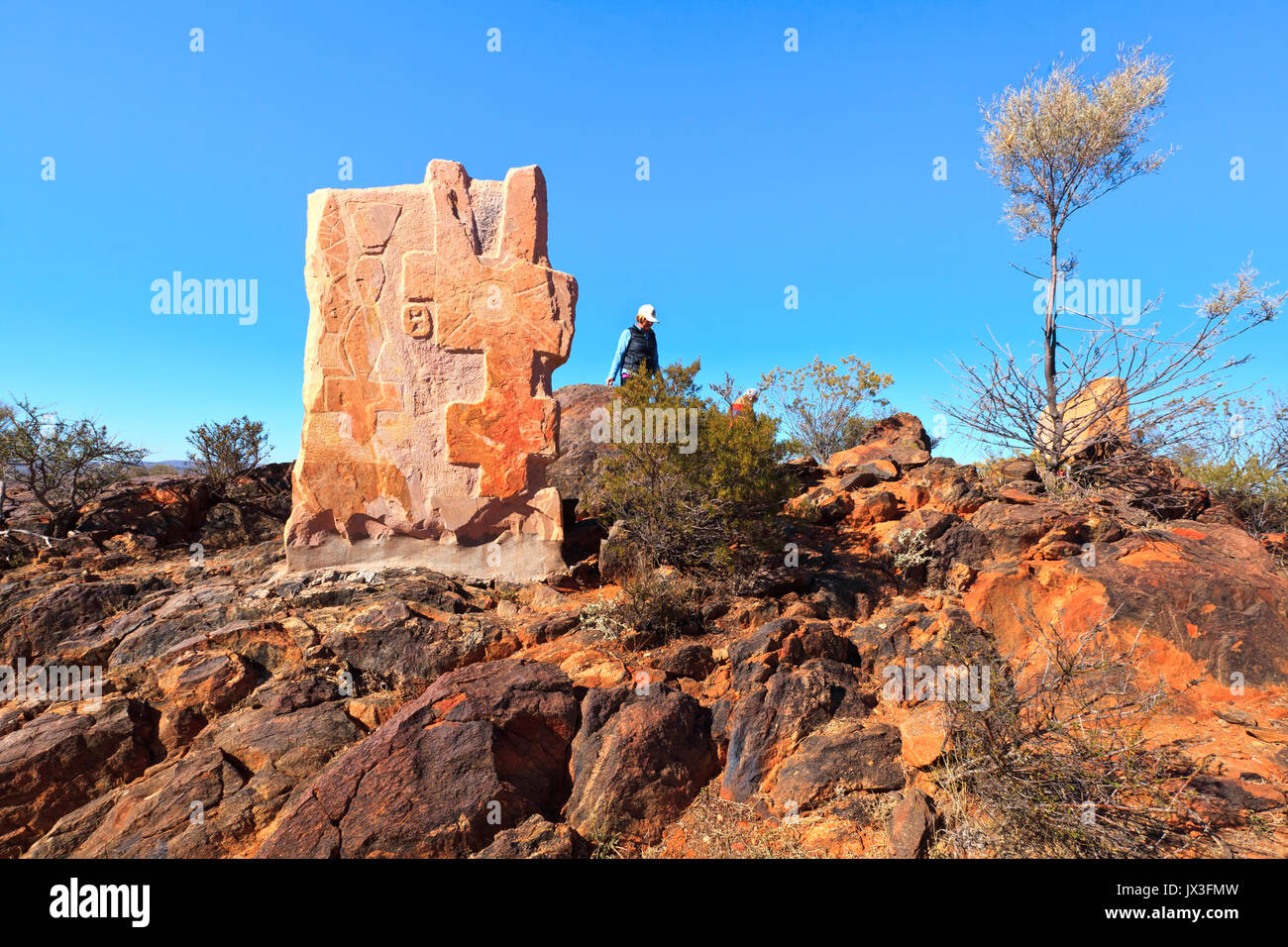 Living Desert Skulpturenpark Broken Hill in New South Wales, Australien Stockfoto