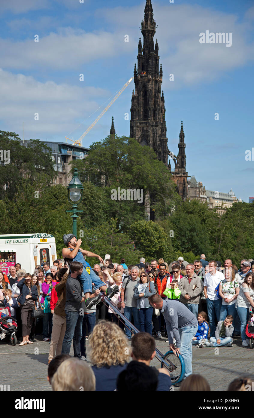 Edinburgh Fringe Festival 2017, Schottland Großbritannien Stockfoto