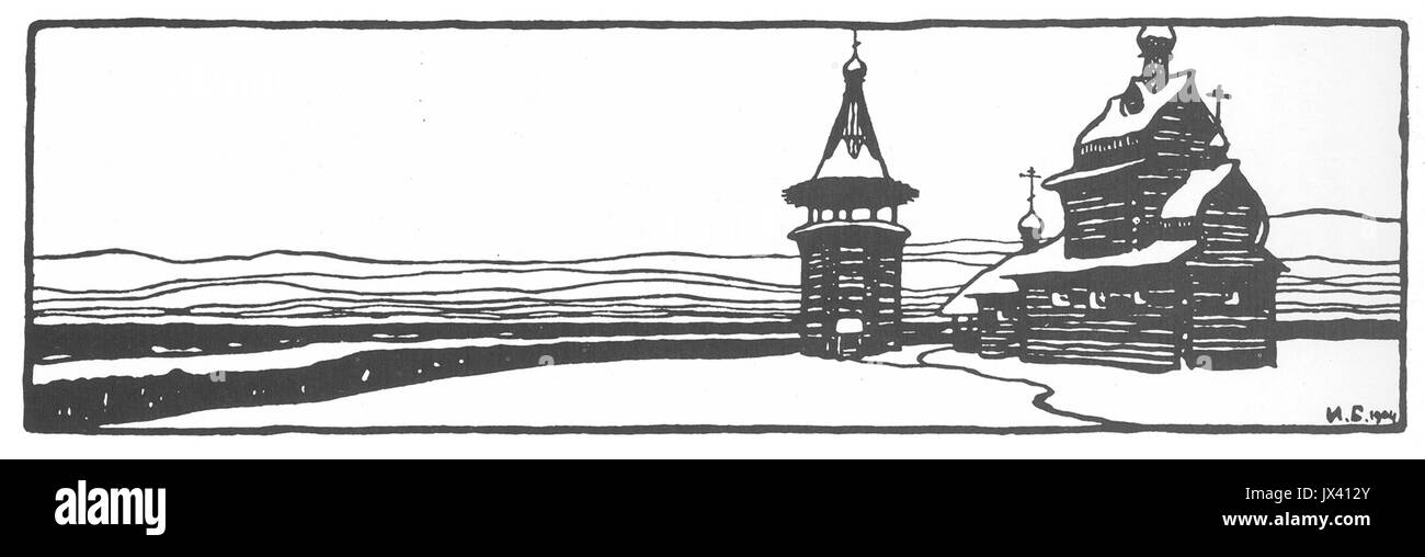 Artikel Kopfstück von Ivan Bilibin Stockfoto