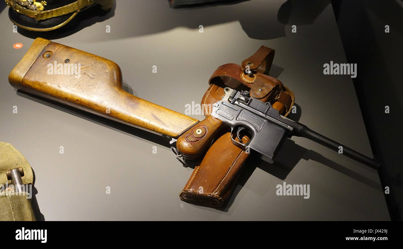 Mauser Pistole, Deutschland Braunschweigisches Landesmuseum DSC 04665 Stockfoto