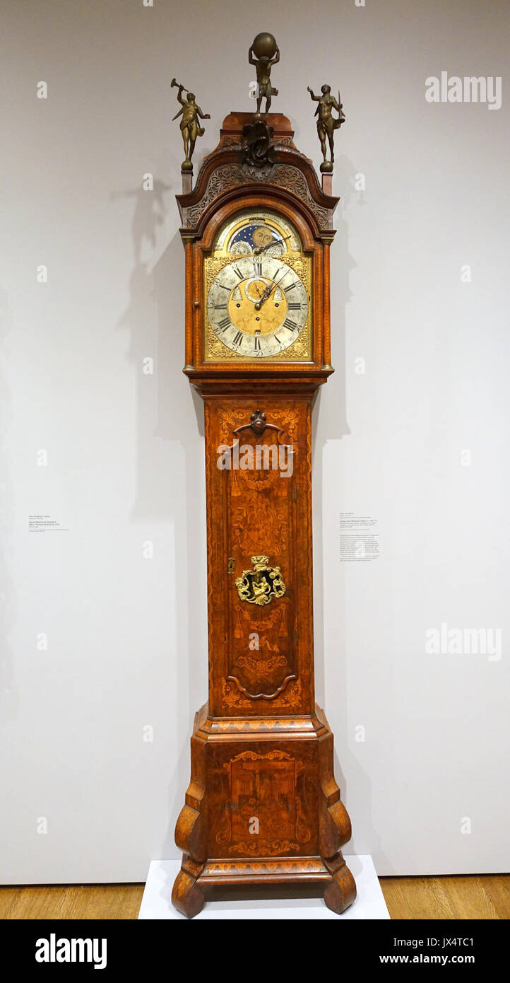 Lange Fall Spieluhr Von Otto Van Meurs Amsterdam Ansicht 1 C 1750 1775 Eiche Maser Nussbaum Furnier Mahagoni Walnuss Intarsien Aus Vergoldetem Messing Farbe Fogg Art Museum Harvard University Dsc 01598 Stockfotografie Alamy