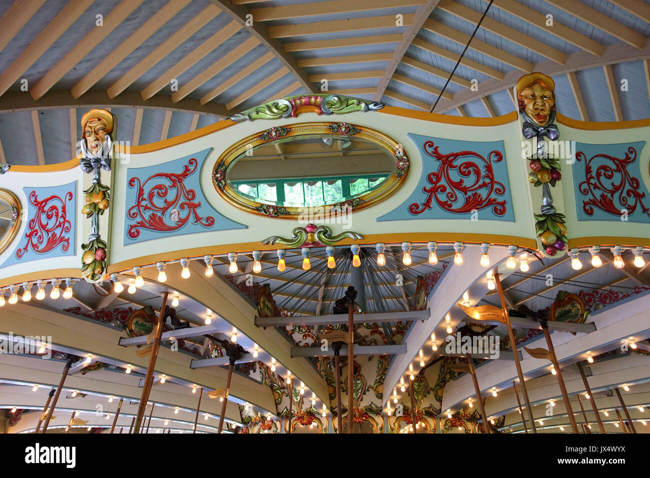 Dentzel Carousel, San Francisco Zoo, San Francisco, CA 03436 DSC Stockfoto