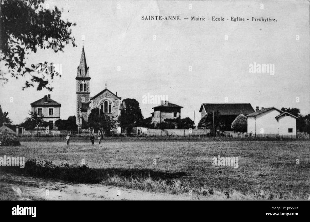 Sainte Anne d'Estrablin Stockfoto