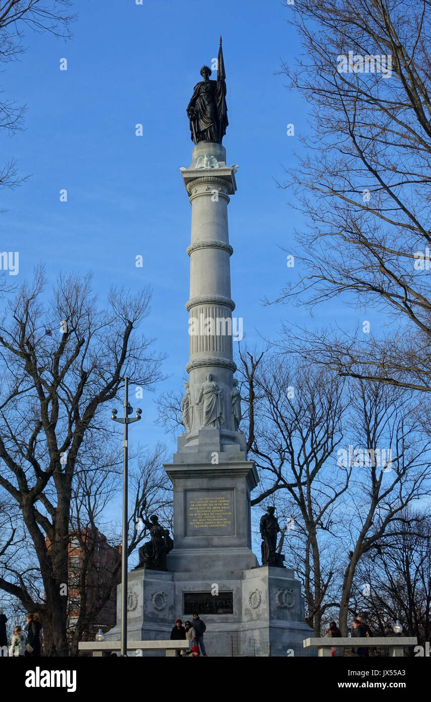Soldaten und Matrosen Monument, Boston, MA 04226 DSC Stockfoto