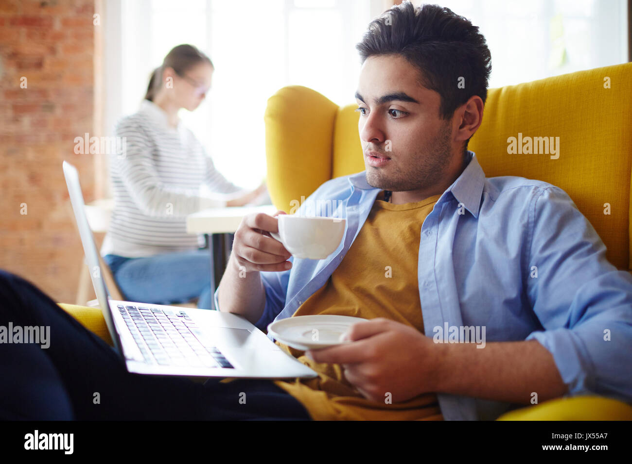 Freizeitaktivitäten in Sessel Stockfoto