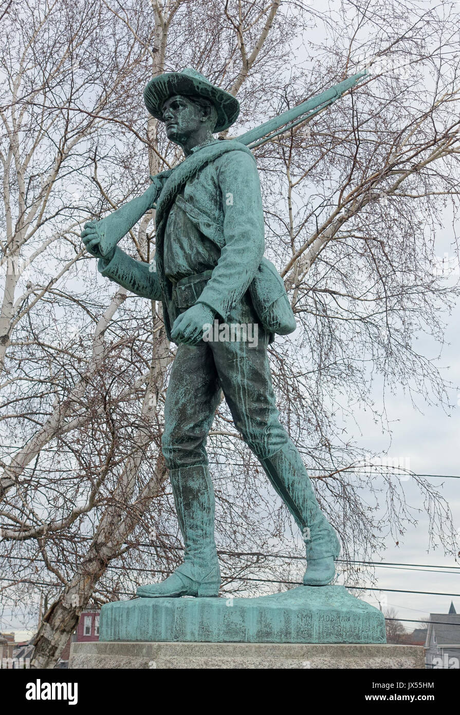 Spanisch-amerikanischen Krieg Denkmal Revere, Massachusetts DSC 04433 Stockfoto