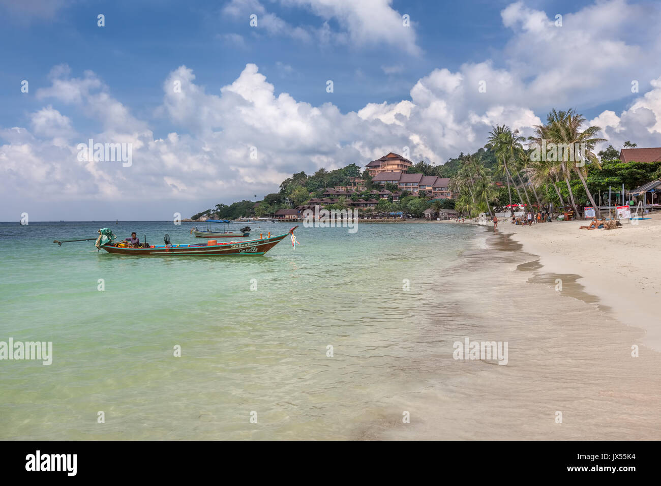 Haad Yao Beach Koh Phangan Island Thailand Stockfoto