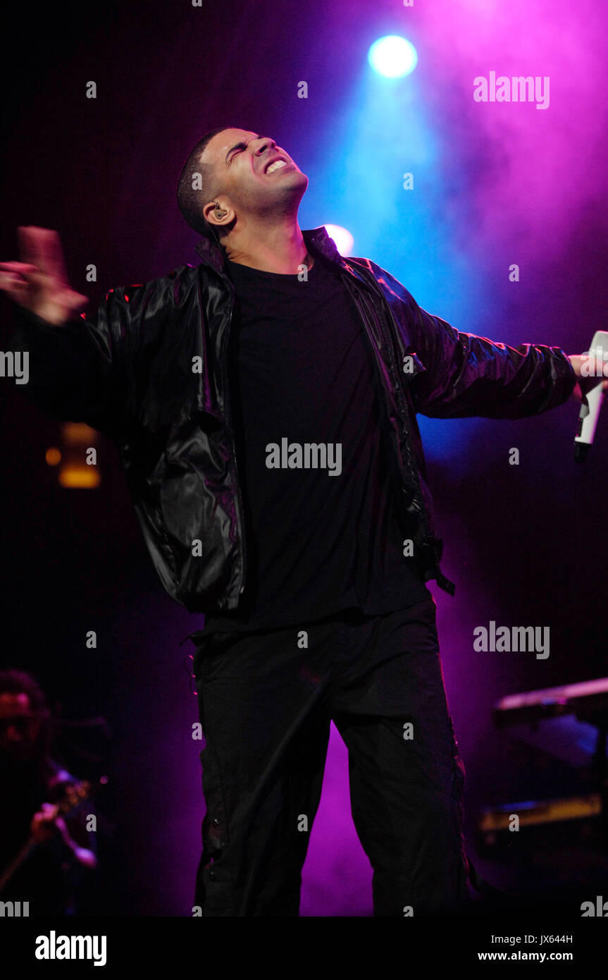 Aubrey Graham aka Drake spielt 2010 Power 106 Powerhouse Konzert Honda Center Juni 19,2010 Anaheim. Stockfoto