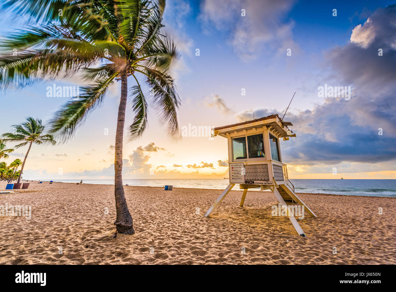 Strand von Fort Lauderdale, Florida, USA. Stockfoto