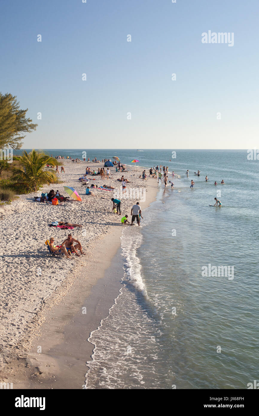 Sanibel Island, Florida Beach Stockfoto