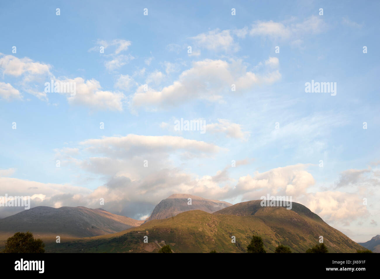 Der allmächtige Ben Nevis, Schottland Stockfoto