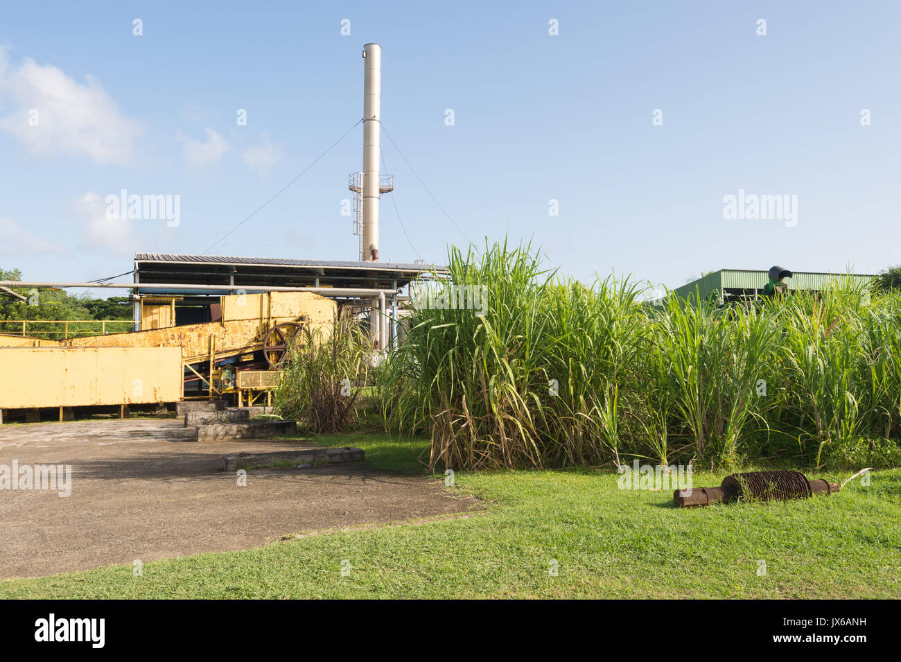 Trois Rivieres Rum Distillery in Martinique Stockfoto