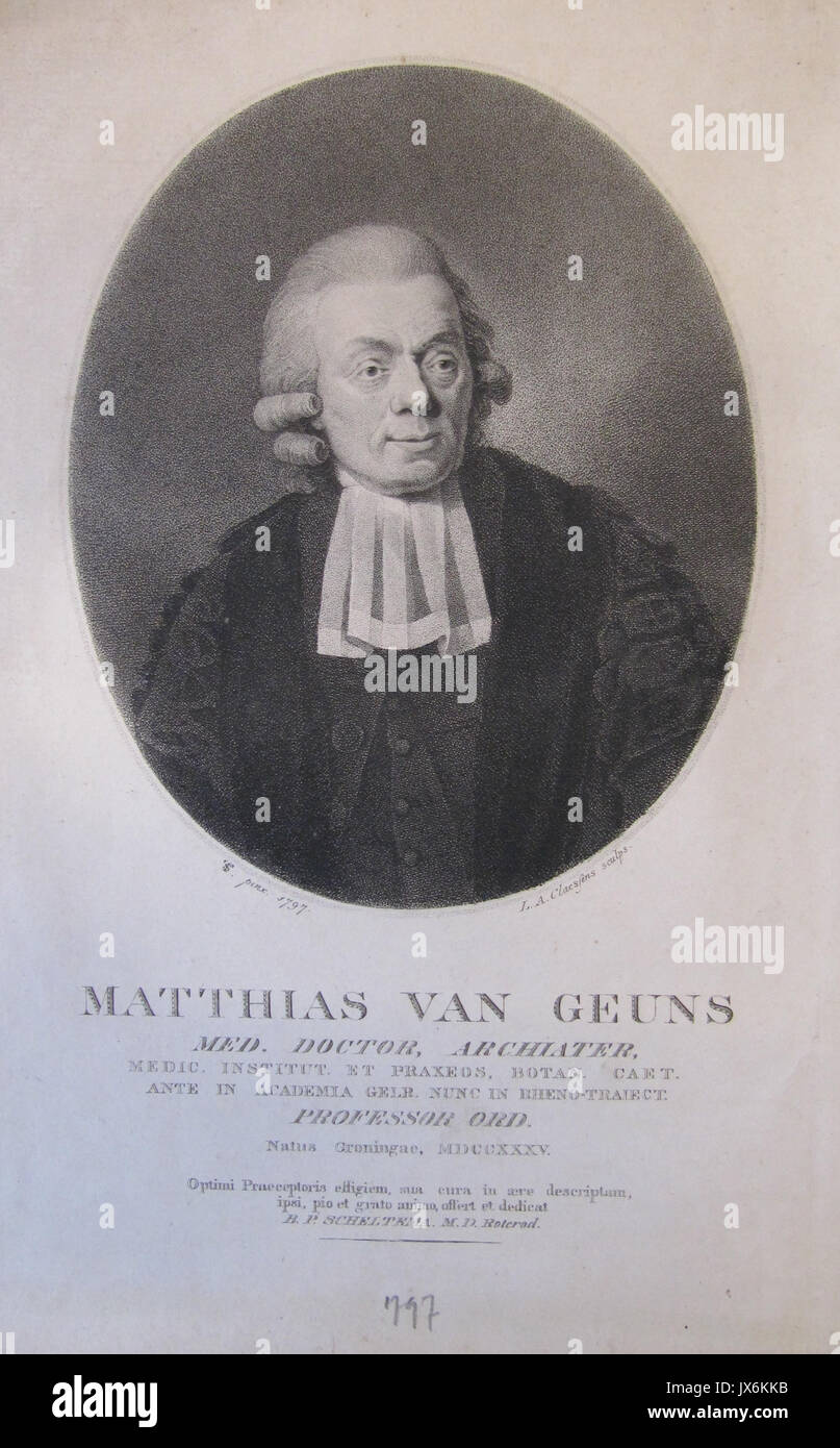 Matthias van Geuns 1735 1817 Erfgoedcentrum Rozet 300 191 d2A21 Stockfoto