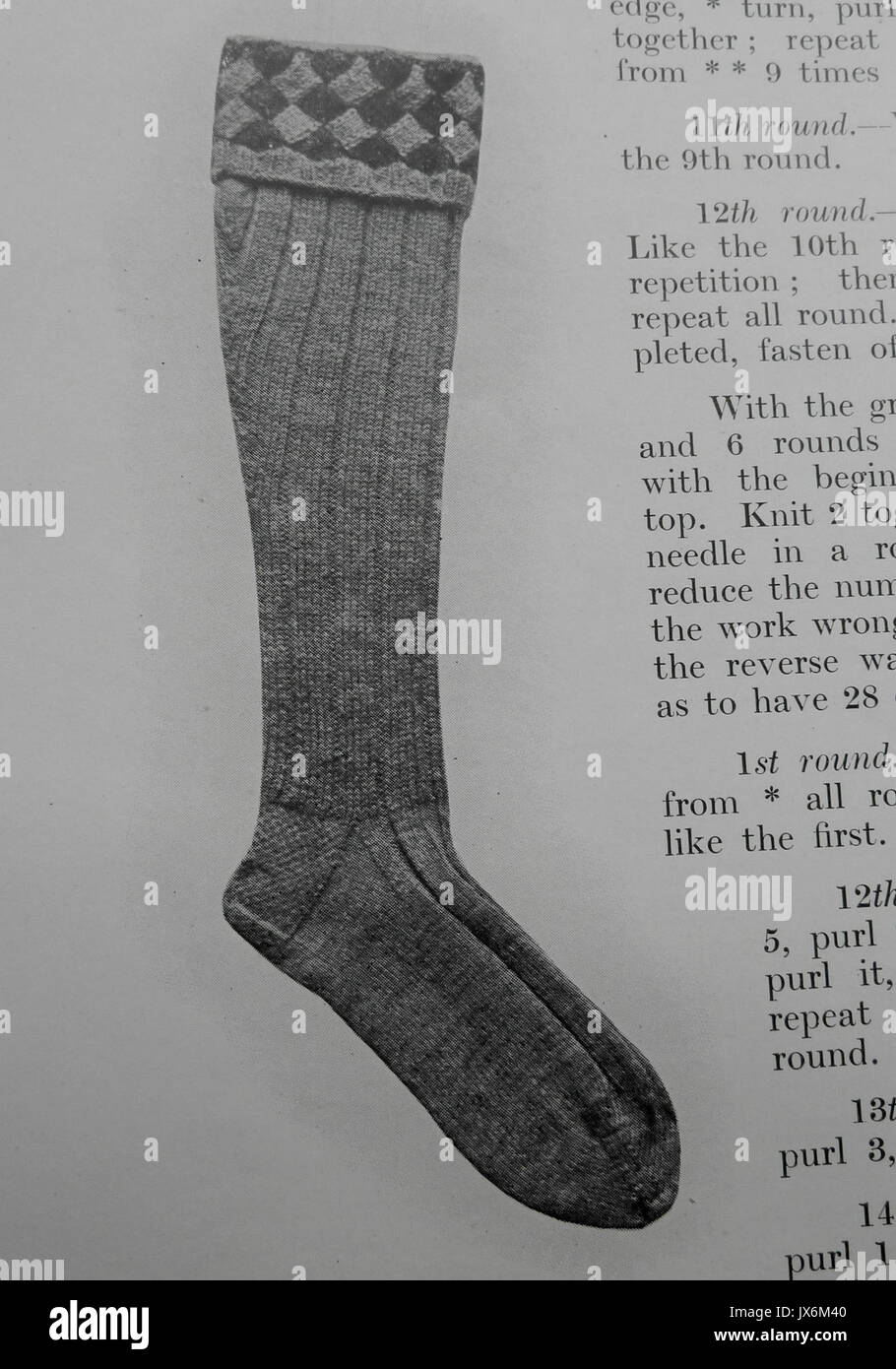 Gentlemans sport Strumpf 1. Stockfoto