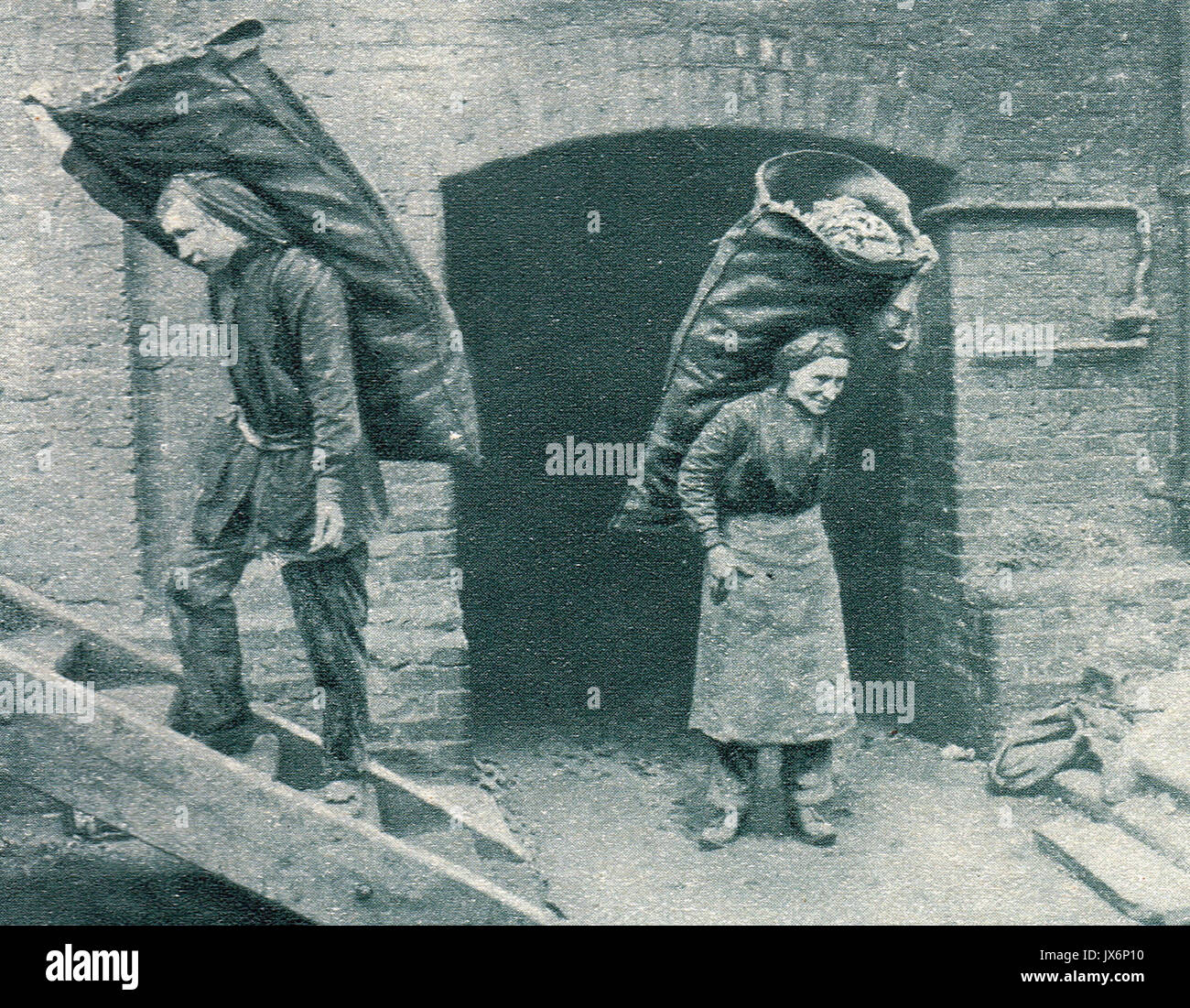 Frauen Koks, Gas in London arbeitet, WK 1. Stockfoto
