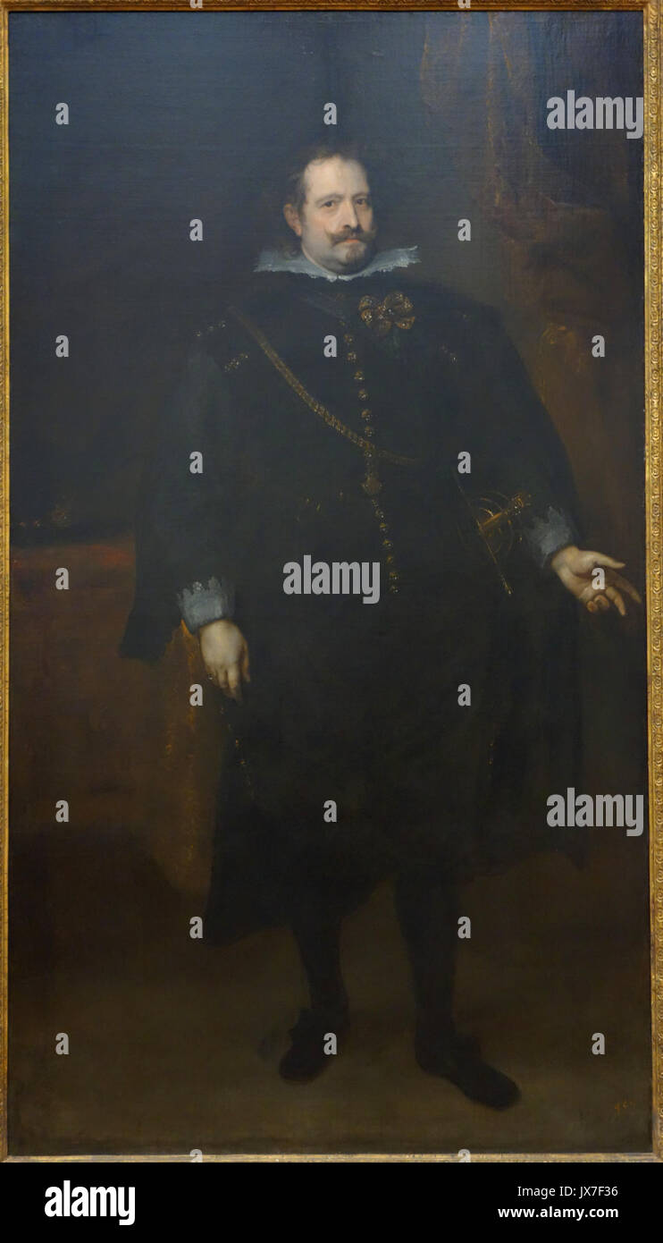 Diego Felipe de Guzman, Marquis von Leganes von Anthony van Dyck, c 1634, Öl auf Leinwand National Museum der westlichen Kunst, Tokyo DSC 08156 Stockfoto