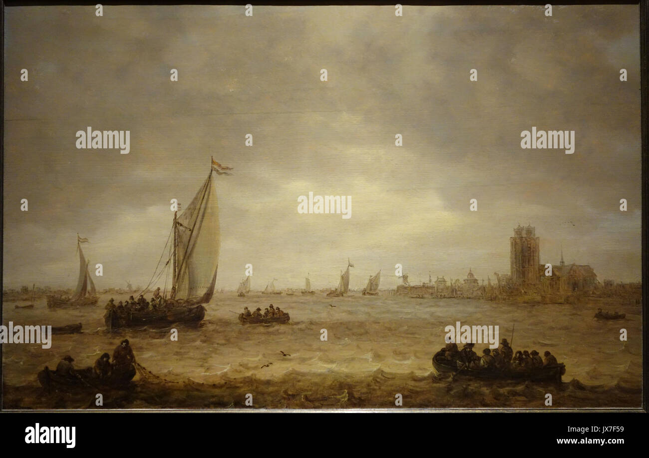 Mündung der Maas (Dordrecht) von Jan van Goyen, 1644, Öl auf Leinwand National Museum der westlichen Kunst, Tokyo DSC 08435 Stockfoto