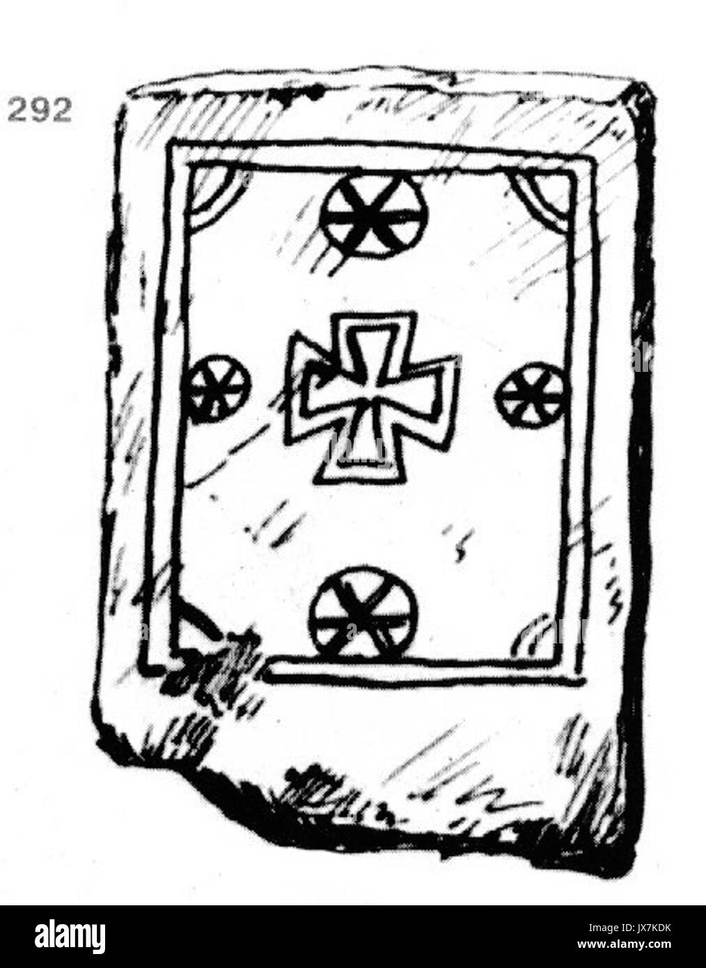 Ivan Enchev Vidyu bulgarischen Kreuze 292 Stockfoto