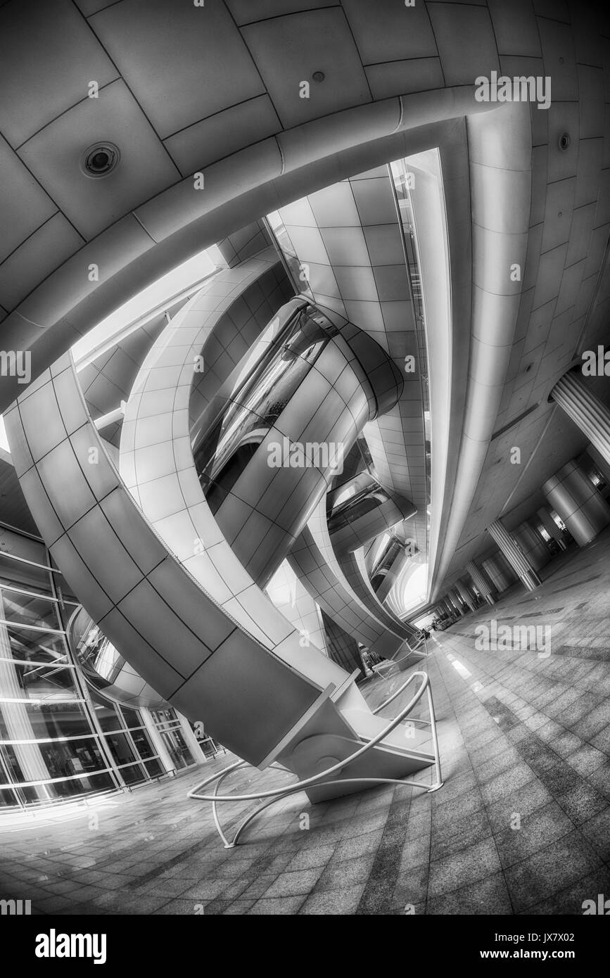 Flughafen Terminal 3 Dubai (Vereinigte Arabische Emirate) Stockfoto