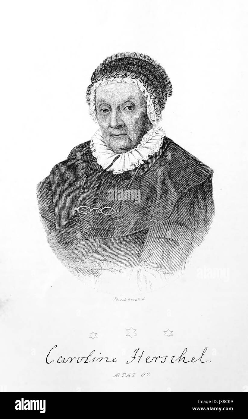 CAROLINE HERSCHEL (1750-1848) Deutscher Astronom, Schwester von William Herschel Stockfoto