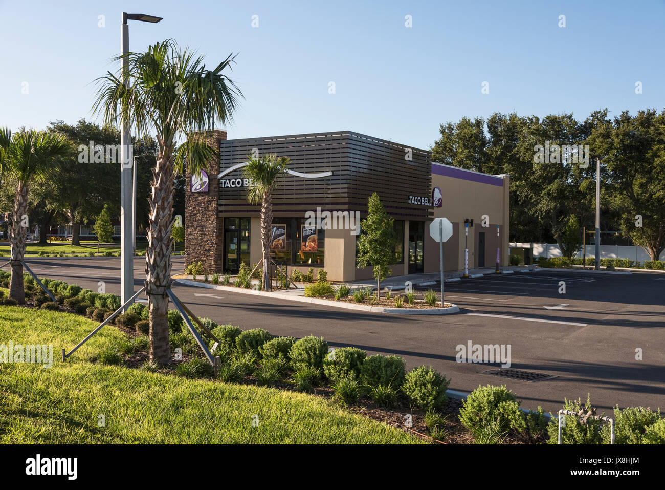 Taco Bell Fast Food in Leesburg, Florida Stockfoto