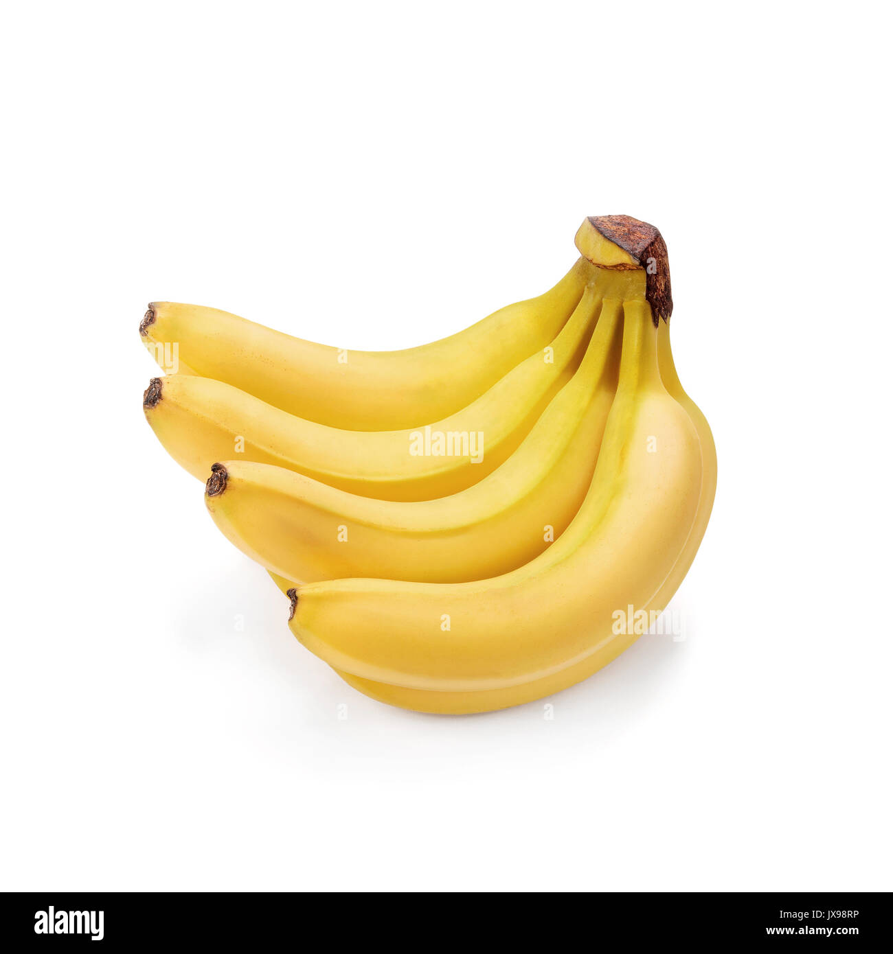 Haufen über reife Bananen Stockfoto