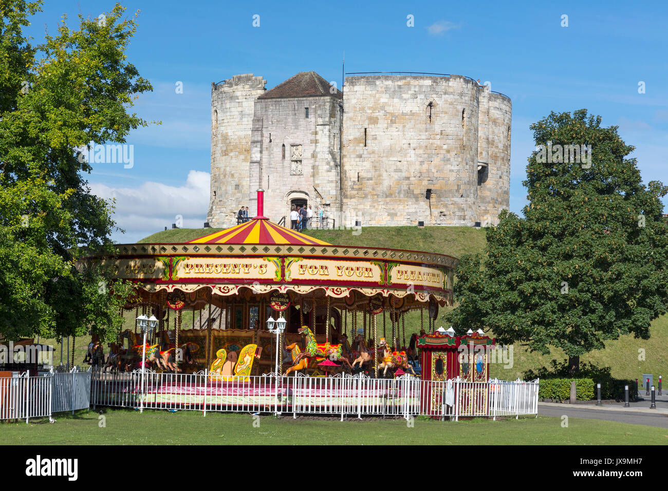 Cliffords Turm York Yorkshire Stockfoto