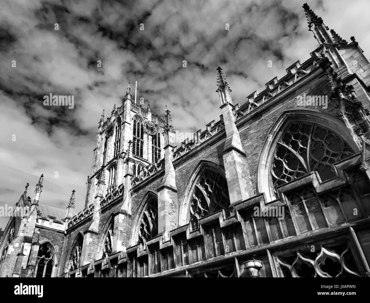 Hull Minster ein denkmalgeschütztes Gebäude der Klasse I in The Old Stadt Hull Yorkshire England Stockfoto