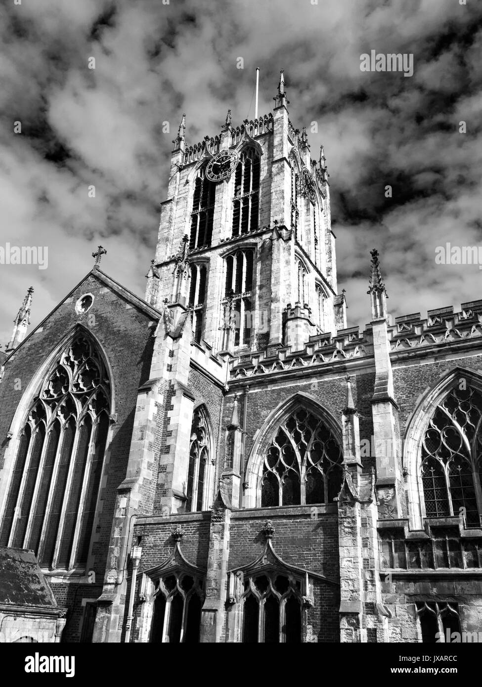 Hull Minster ein denkmalgeschütztes Gebäude der Klasse I in The Old Stadt Hull Yorkshire England Stockfoto