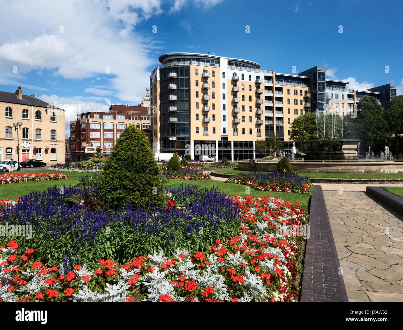 BBC-Gebäude von Queens Gardens in Hull Yorkshire England Stockfoto