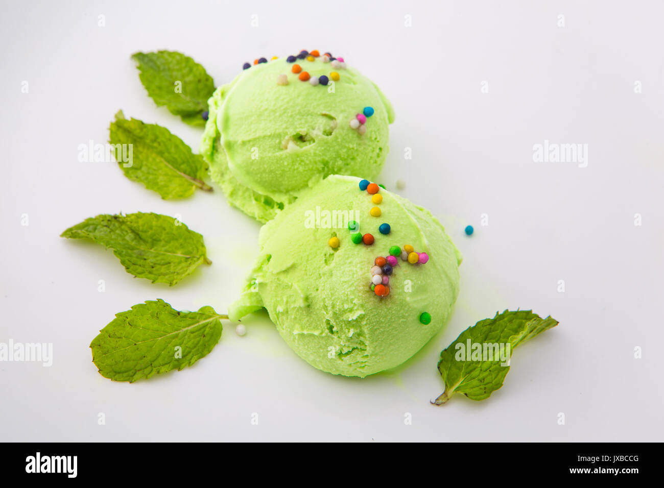 Eis Stockfoto