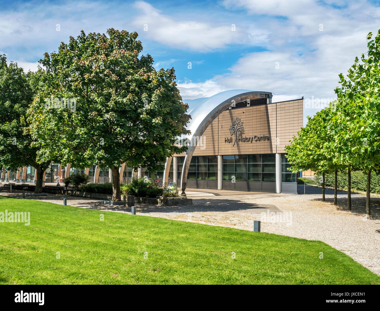 Rumpf History Center Archiv und Bibliothek auf Anbetung Straße in Hull Yorkshire England Stockfoto