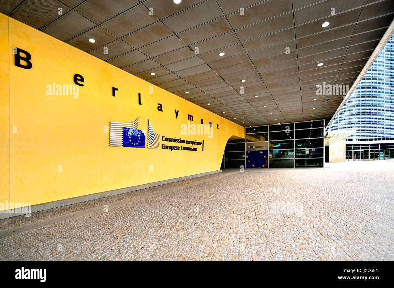 Brüssel, Belgien. Europäischen Kommission Berlaymont-Gebäude Stockfoto