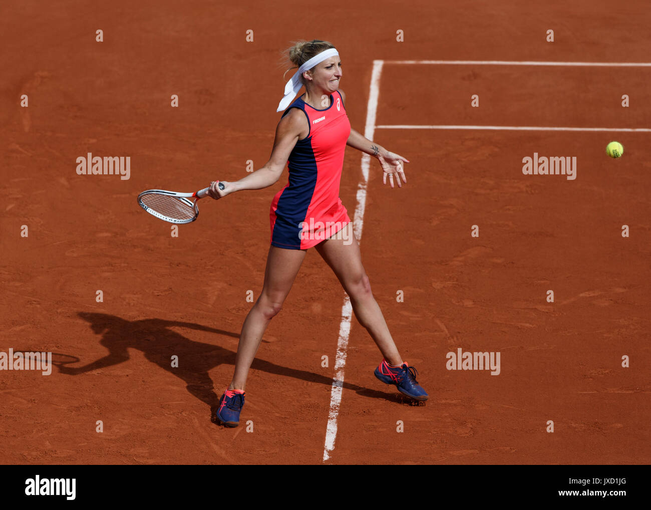 Timea Bacsinszky (SUI) Tennis - French Open 2017 - Grand Slam/ATP/WTA-/ITF-Roland Garros - Paris - Frankreich - 4. Juni 2017. Stockfoto