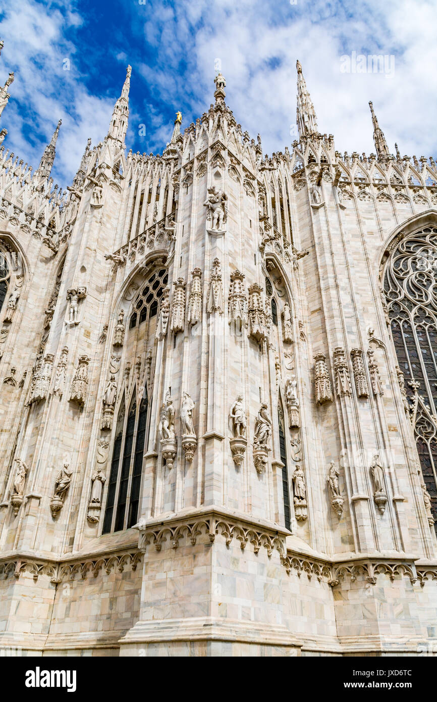 Architektonisches Detail Der Mailander Kathedrale Duomo Di Milano Italien Stockfotografie Alamy