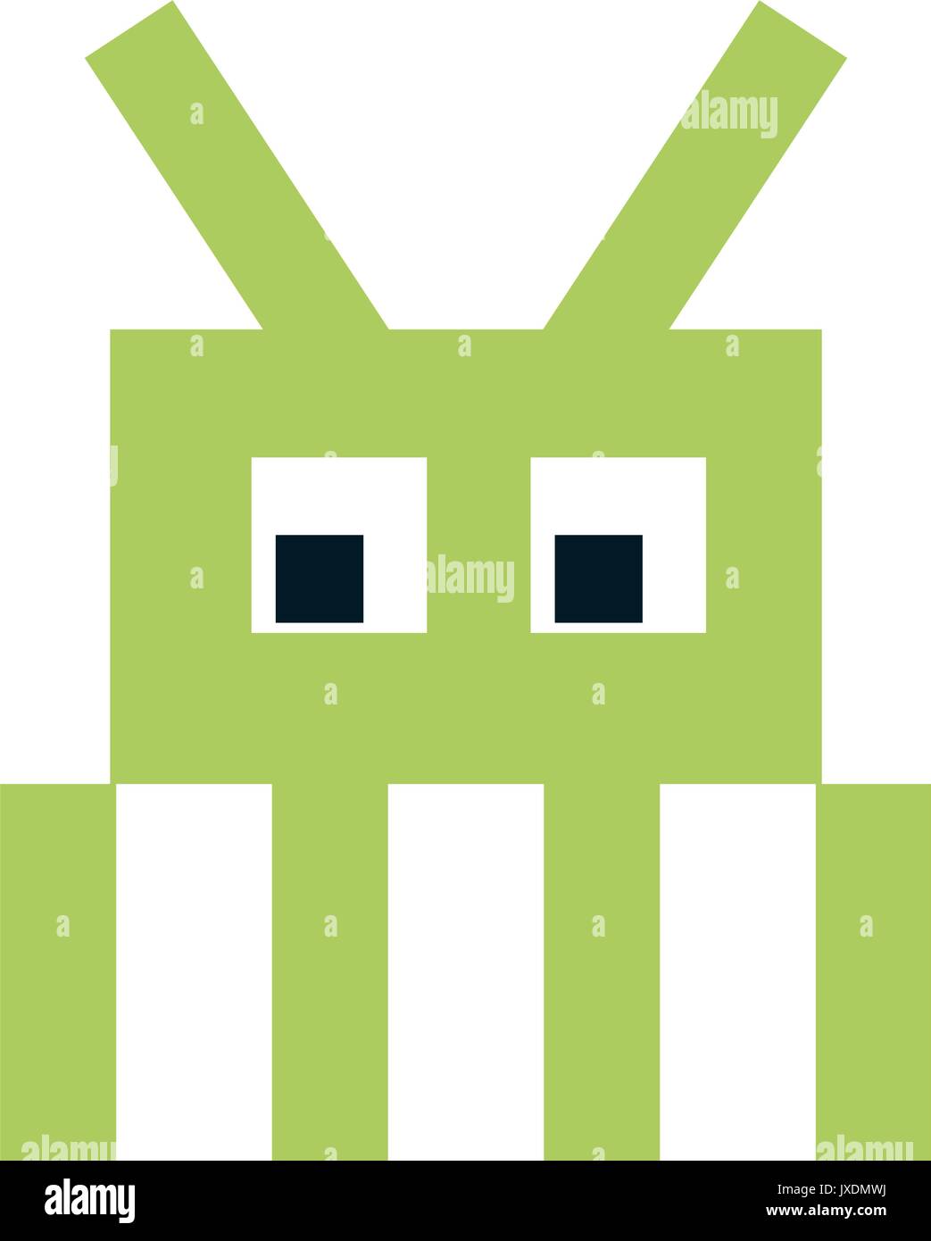 Videospiel pixel Zeichen icon image Stock Vektor
