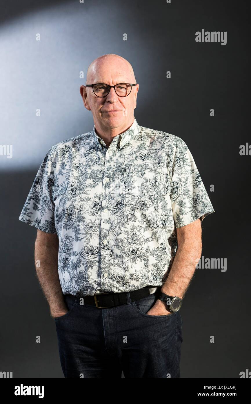 Edinburgh, Großbritannien. 16 Aug, 2017. Quintin Jardine erscheinen an der Edinburgh International Book Festival Quintin Jardine ist eine schottische Autor von drei Serie von Kriminalromanen mit dem fiktiven Figuren Bob Skinner, Oz Blackstone, und Primavera Blackstone. Credit: Rich Dyson/Alamy leben Nachrichten Stockfoto