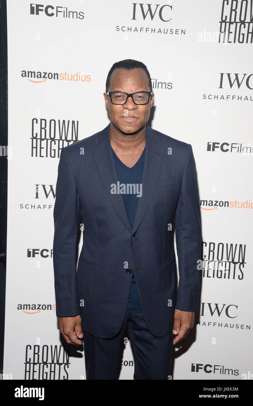 New York, NY, USA. 15 Aug, 2017. Geoffrey Fletcher in der Ankunftshalle für Amazon Studios' und IFC Filme "Crown Heights Premiere, Metrograph, New York, NY 15. August 2017. Credit: Eli Winston/Everett Collection/Alamy leben Nachrichten Stockfoto