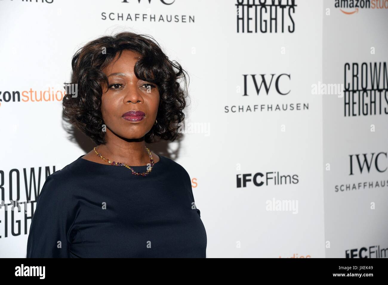 New York, NY, USA. 15 Aug, 2017. Alfred Woodard in der Ankunftshalle für Amazon Studios' und IFC Filme "Crown Heights Premiere, Metrograph, New York, NY 15. August 2017. Credit: Eli Winston/Everett Collection/Alamy leben Nachrichten Stockfoto